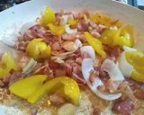 Foto del paso 1 de la receta: Pasta con tocino y pimiento