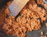 Une image de l'étape 3 de Tagliatelles de courgettes et bolognaise végétale.