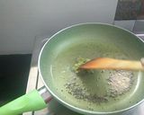 A picture of step 2 of Green Chana Sabji.