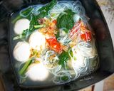Foto langkah ke 3 dari resep Bihun Kuah Bakso Ikan.