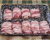 Baconba tekert darált hús 🥓🥩🥓🍄 recept fázis 4 fotója