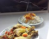 عکس مرحله 13 از دستور پلو مرغ