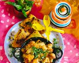 A picture of step 1 of Winter special cauliflower with potato dry sabzi.