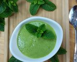 Une image de l'étape 5 de 🌱 Gaspacho de courgette à la menthe.