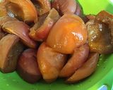 Une image de l'étape 1 de Flan façon tarte abricots et sarrasin.