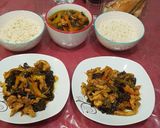 Pas rețetă Pui cu legume si ciuperci chinezesti 5 fotografie