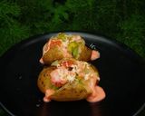Foto langkah ke 9 dari resep Cheessy Broccoli Stuffed Potatoes With Olivoila.