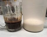Hình bước làm 1 của món Cappuccino