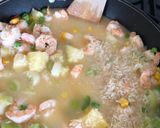 A picture of step 3 of Prawn, Pineapple with Vegetables Sticky Stir Fry Rice.