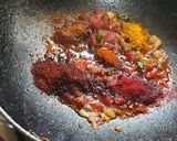 A picture of step 8 of Bhindi masala (sabzi).