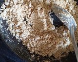 A picture of step 2 of Kuttu Atta banana Sheera.