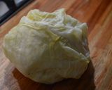 Foto del paso 1 de la receta: Sopa de repollo con crutones