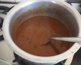 A picture of step 9 of Rajma chawal with jeera rice.
