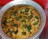 A picture of step 2 of Veg pulao.