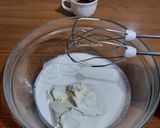 A picture of step 9 of Mini Zuccotto with Coffee Frosting and Meringue.