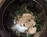 A picture of step 2 of Green chutney.