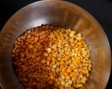 A picture of step 1 of Tuvar Dal Vadai.
