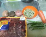 Foto del paso 1 de la receta: Sopa de hígados de pollo