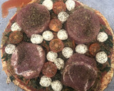 Foto del paso 2 de la receta: 388. Pizza de base de coliflor de solomillo y mozzarella (principal carne)