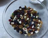 A picture of step 1 of Eggless Christmas Plum Cake (No Rum).