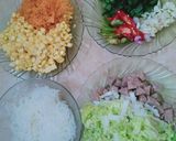 Foto langkah ke 2 dari resep Bihun goreng jagung bakso daging giling.