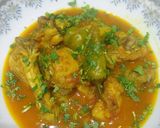 A picture of step 6 of Chicken alo.