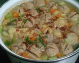 Foto langkah ke 6 dari resep SOP bakso sapi.