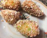 Hình bước làm 9 của món Bánh sữa tươi chiên
