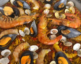 Foto del paso 5 de la receta: PAELLA DE MARISCO!🥘