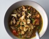 Foto langkah ke 5 dari resep Soto Bumbu Kacang Khas Sokaraja.