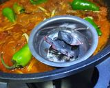 A picture of step 5 of 3 spice koyla karahi.