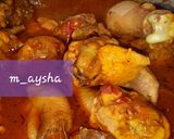 A picture of step 8 of Chicken peppersoup.