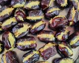 A picture of step 3 of Kunafa Dates.