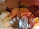 Papaya melon juice