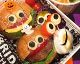 A picture of step 10 of Easy Halloween Sandwich Bento.