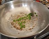 A picture of step 1 of Kela nu shak (ripe banana curry).