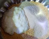 A picture of step 1 of Sattu Dosa.