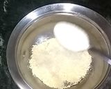 A picture of step 1 of Pudla Sandwich.
