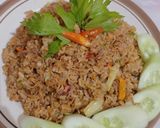 Foto langkah ke 4 dari resep Nasi goreng telur bebek.