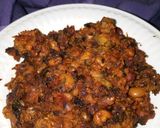 A picture of step 4 of Fried Porridge Beans.