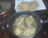 Foto del paso 1 de la receta: Cinta de lomo en escabeche con pimiento asado y papas fritas