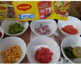 चटपटी मैगी मफिन भेल (Chatpati maggi muffin bhel rceipe in Hindi) रेसिपी चरण 4 फोटो