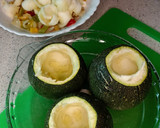 Foto del paso 6 de la receta: Calabacines luna rellenos