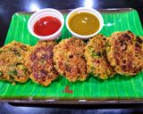 A picture of step 5 of Healthy Oats and Spinach Tikkis.
