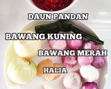 Gambar langkah 1 resipi Nasi Lemak Pandan.