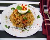 A picture of step 7 of Chinese Egg Fried Rice.