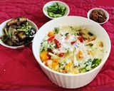 A picture of step 6 of DHADIYODANAM(TAMIL) Curd rice).