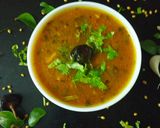 A picture of step 4 of Tomato rasam.