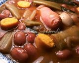 Foto del paso 20 de la receta Alubias pintas, con acelgas y salchichas frescas