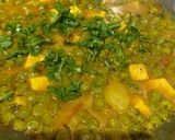A picture of step 3 of Aloo Matar Paneer Subji.